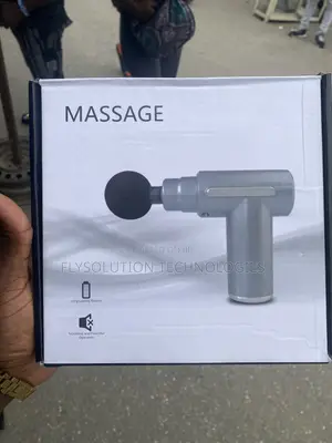 Rechargeable Massage Gun With 4-Interchangeable Heads Adjustable Speed