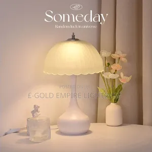 Elegant Mushroom Table Lamp – Modern Bedside Bedroom Decorative Lamp