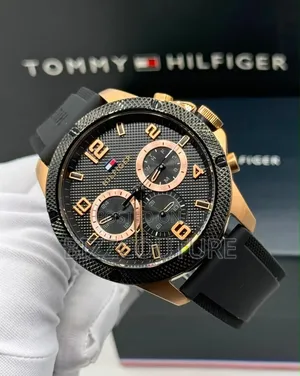 Original Tommy Hilfiger Men's Rubber Watch 100% Authentic Guaranteed
