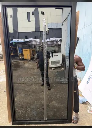4 by 7ft Pivot Door Acrylic Steel