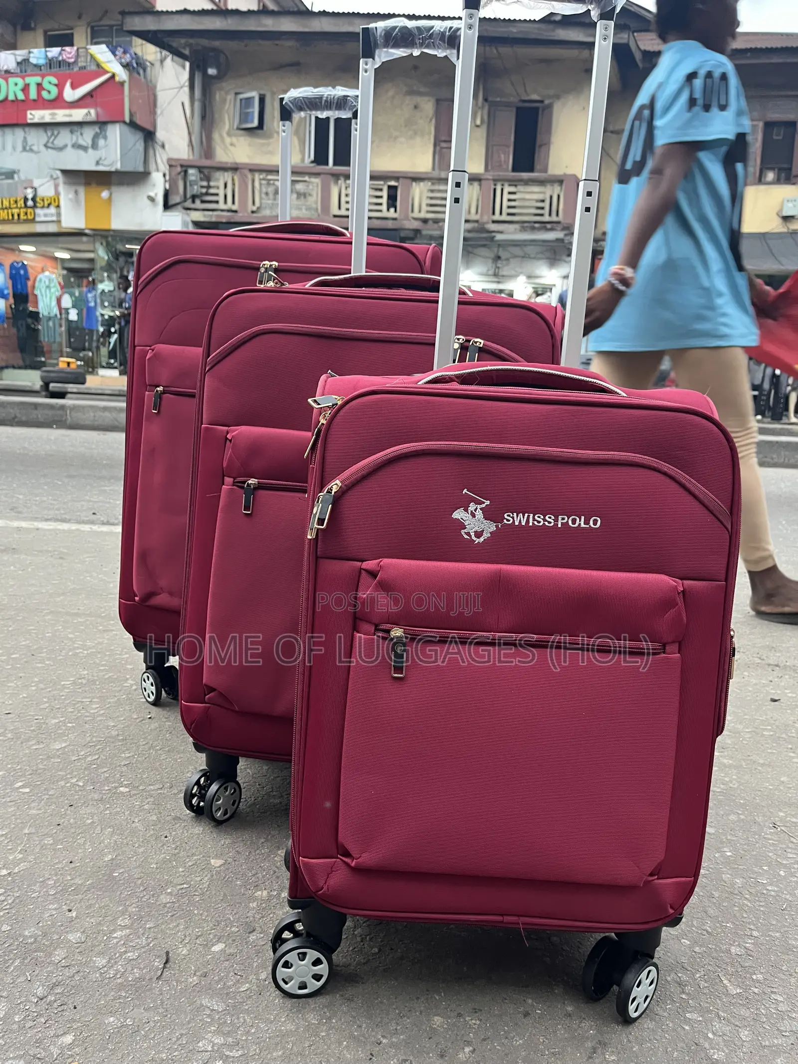 3in1 Set Quality Padded Four Wheels Box