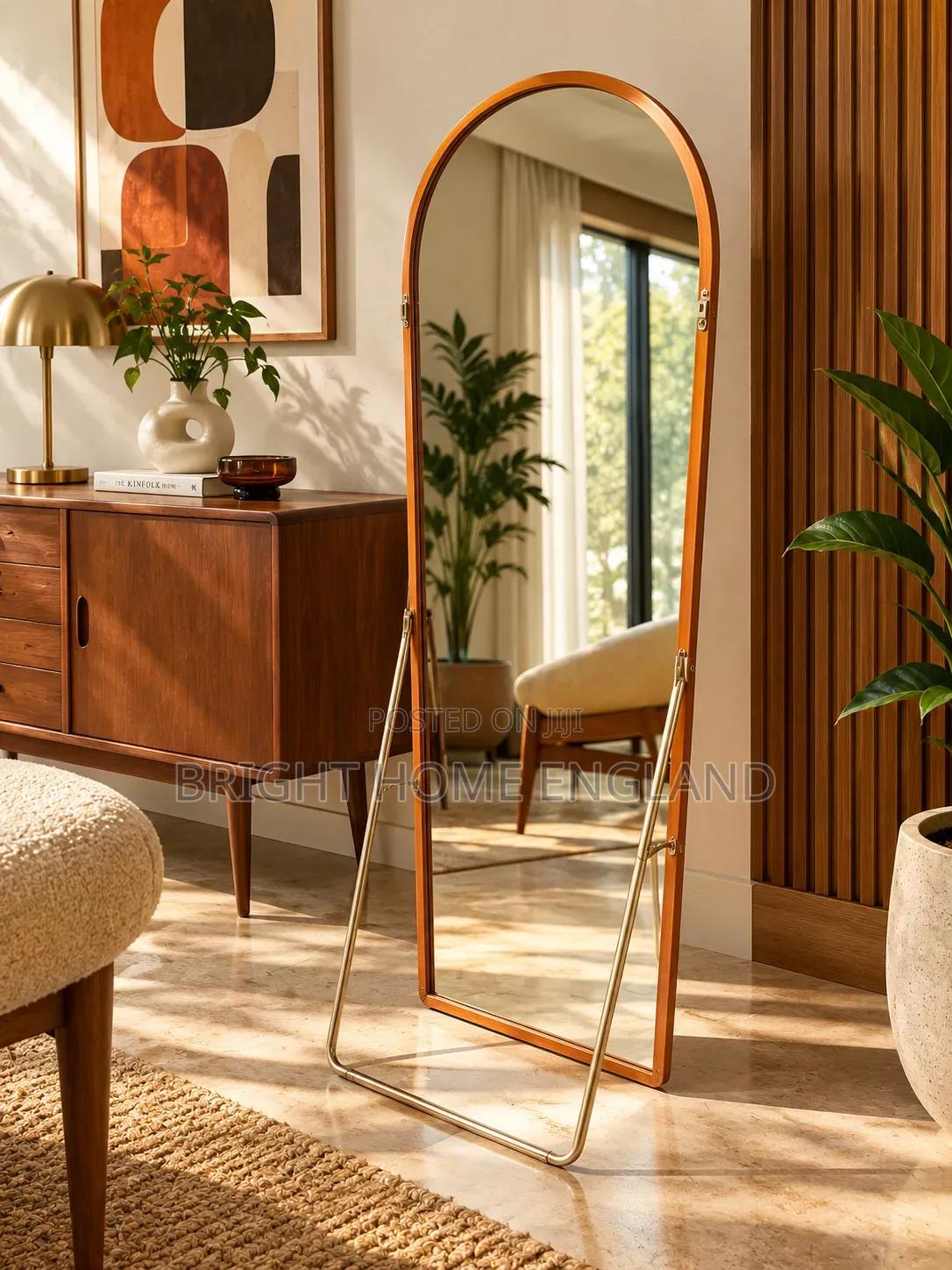 Gold Standing Mirror