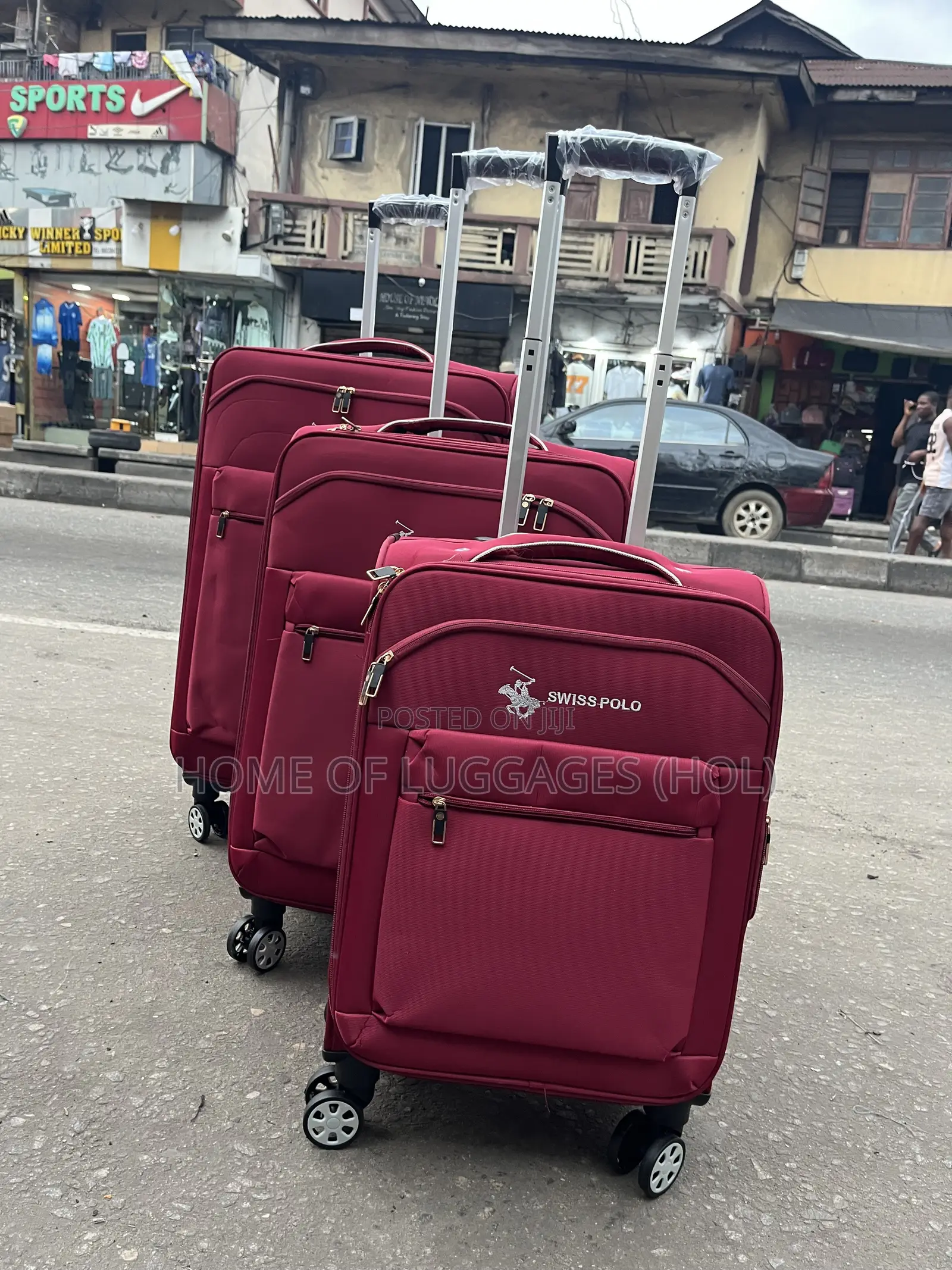 3in1 Set Quality Padded Four Wheels Box