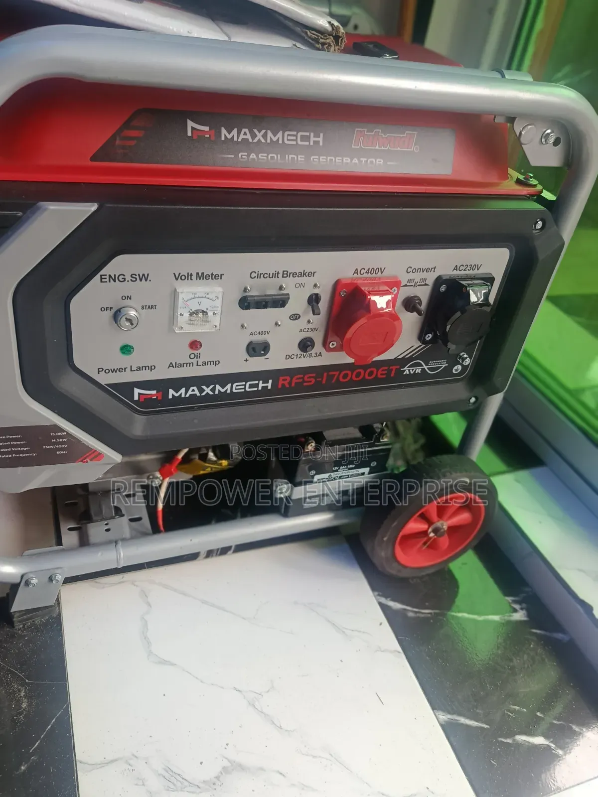 Three Phase Maxmech 15kva Generator