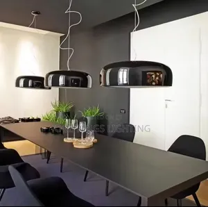 LED Black Pendant Light for Luxury Table Light