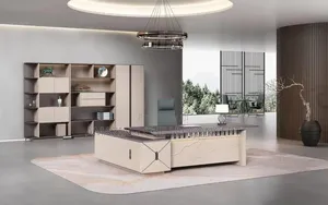 Luxury Executive Office Table – Modern Managerial Desk