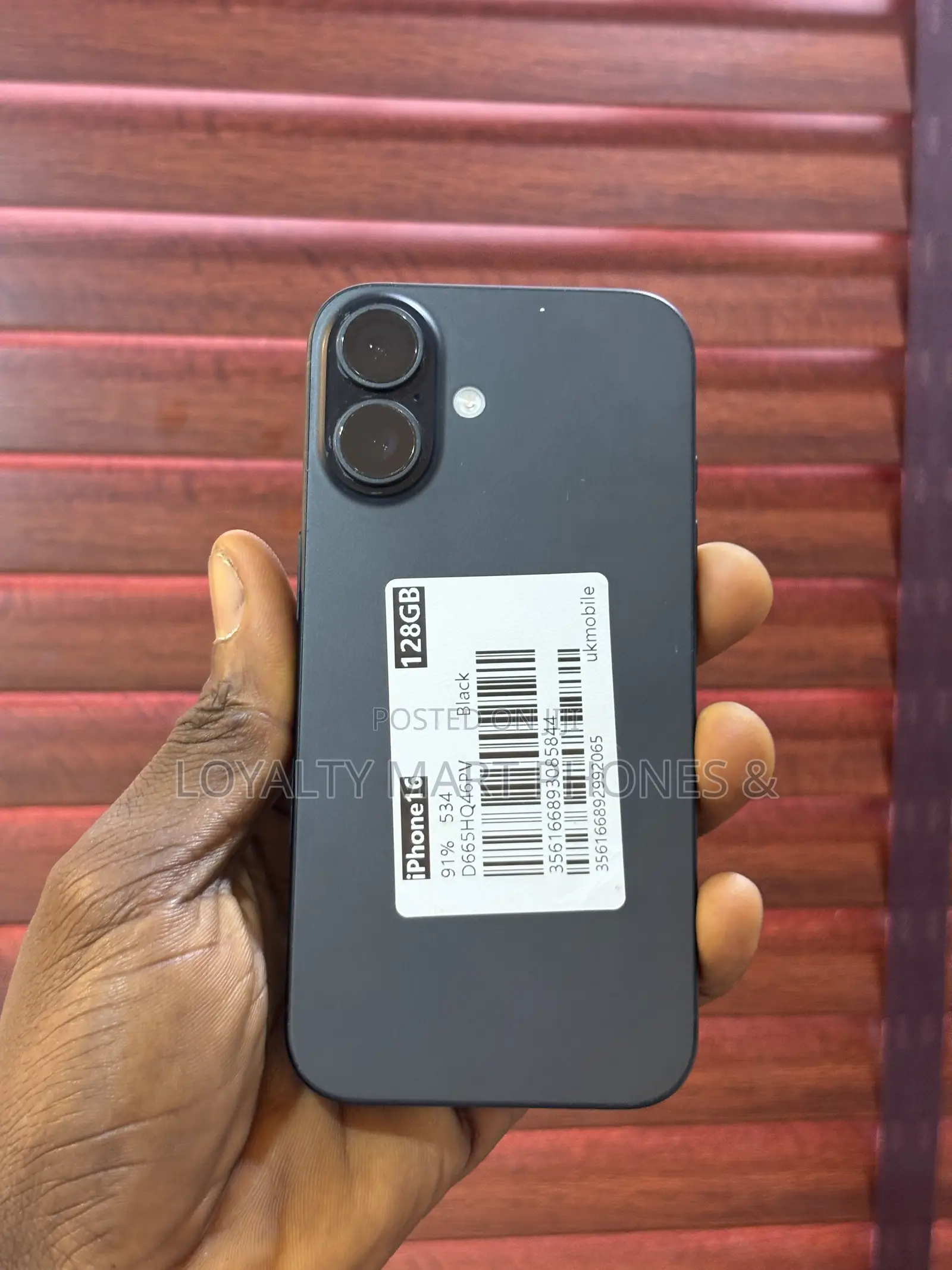 Apple iPhone 16 128 GB Black