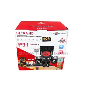 P81/P91. 4 Lens Ultra HD Low Power Solar PTZ Camera
