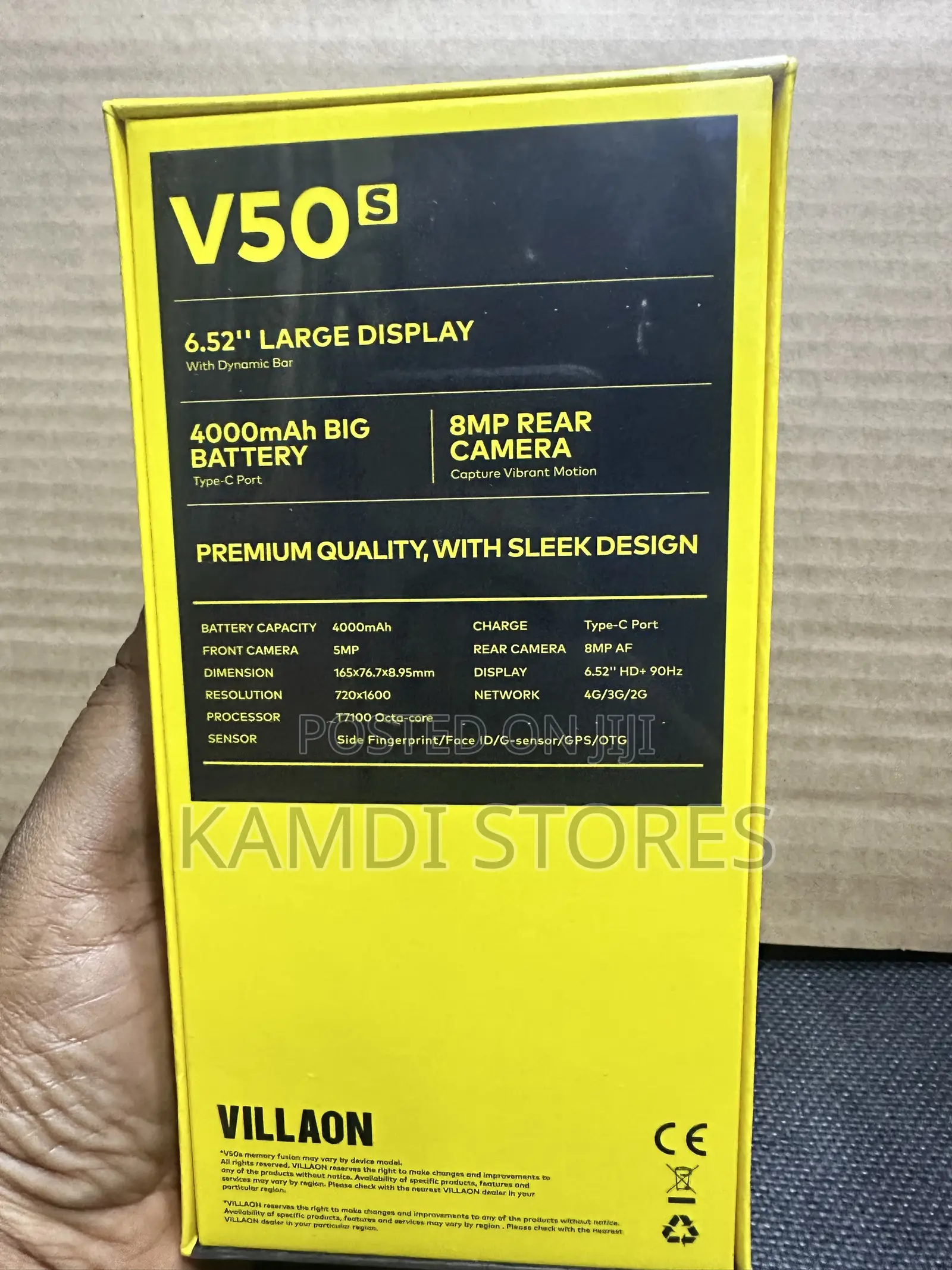 New Villaon V50s 64 GB Black