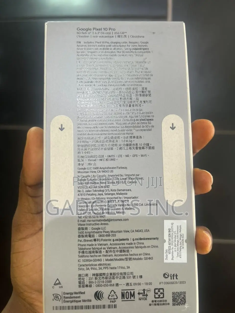 New Google Pixel 10 Pro 256 GB Black