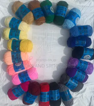 16 Balls of Baby Lamb Regular Yarn for Knitting and Crochet Craft