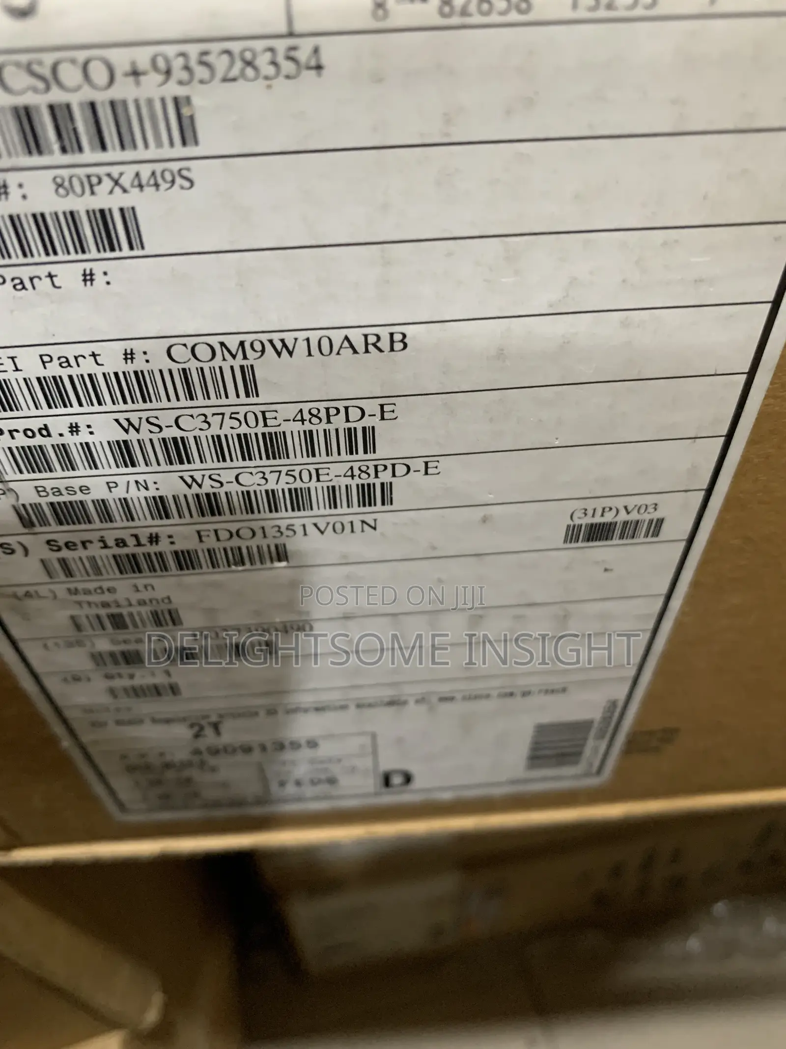 Cisco Catalyst WS-C3750E-48PD-E