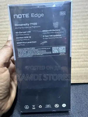 New Infinix Note Edge 128 GB Blue