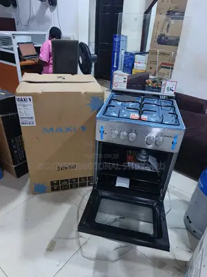 Maxi 50x50 Inox Cooker With Mixed Gas and Electric Cooktop