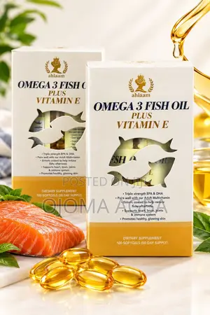 Omega 3 Fish Oil With Vitamin E (2,000 MG)