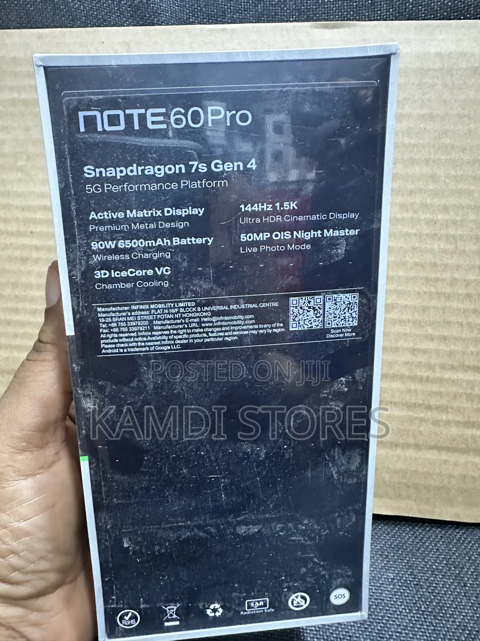 New Infinix Note 60 Pro 256 GB Orange