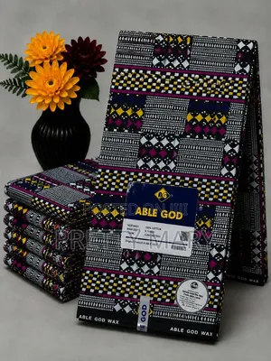 Able God Ankara Fabric Big Size