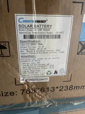 10kwh Cworth Lithium Ion Battery