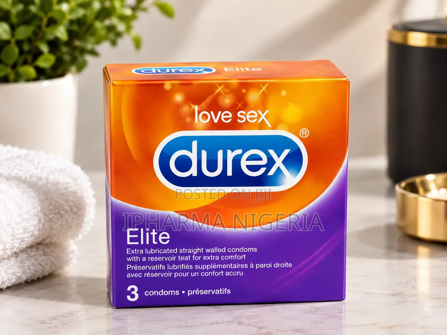 Durex Elite Condoms – 3 Pack