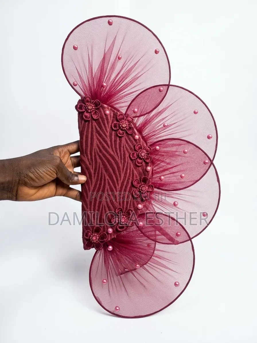 Fascinator Hand Fan