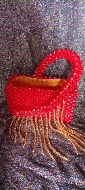 Bead Bag and Necklace