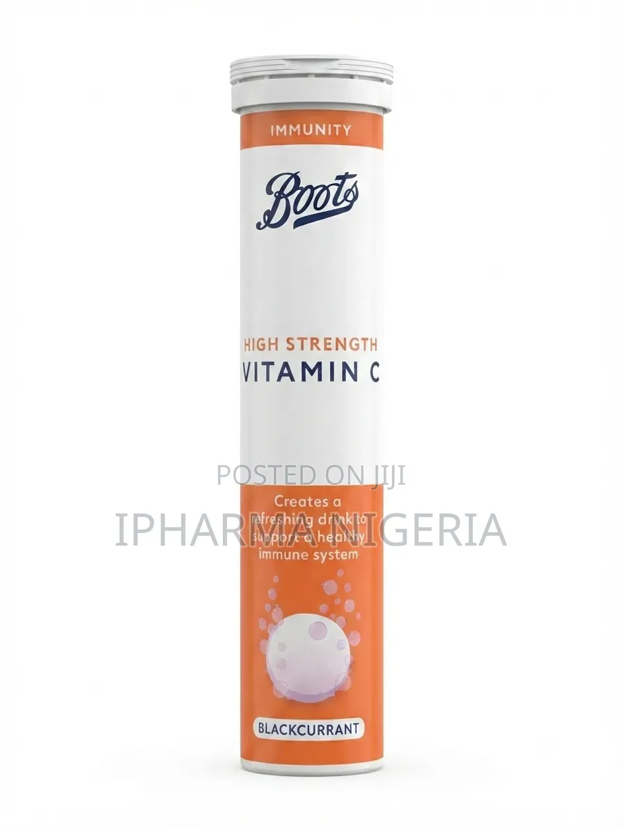 Boots High Strength Vitamin C Effervescent Tablets – Blackcurrant