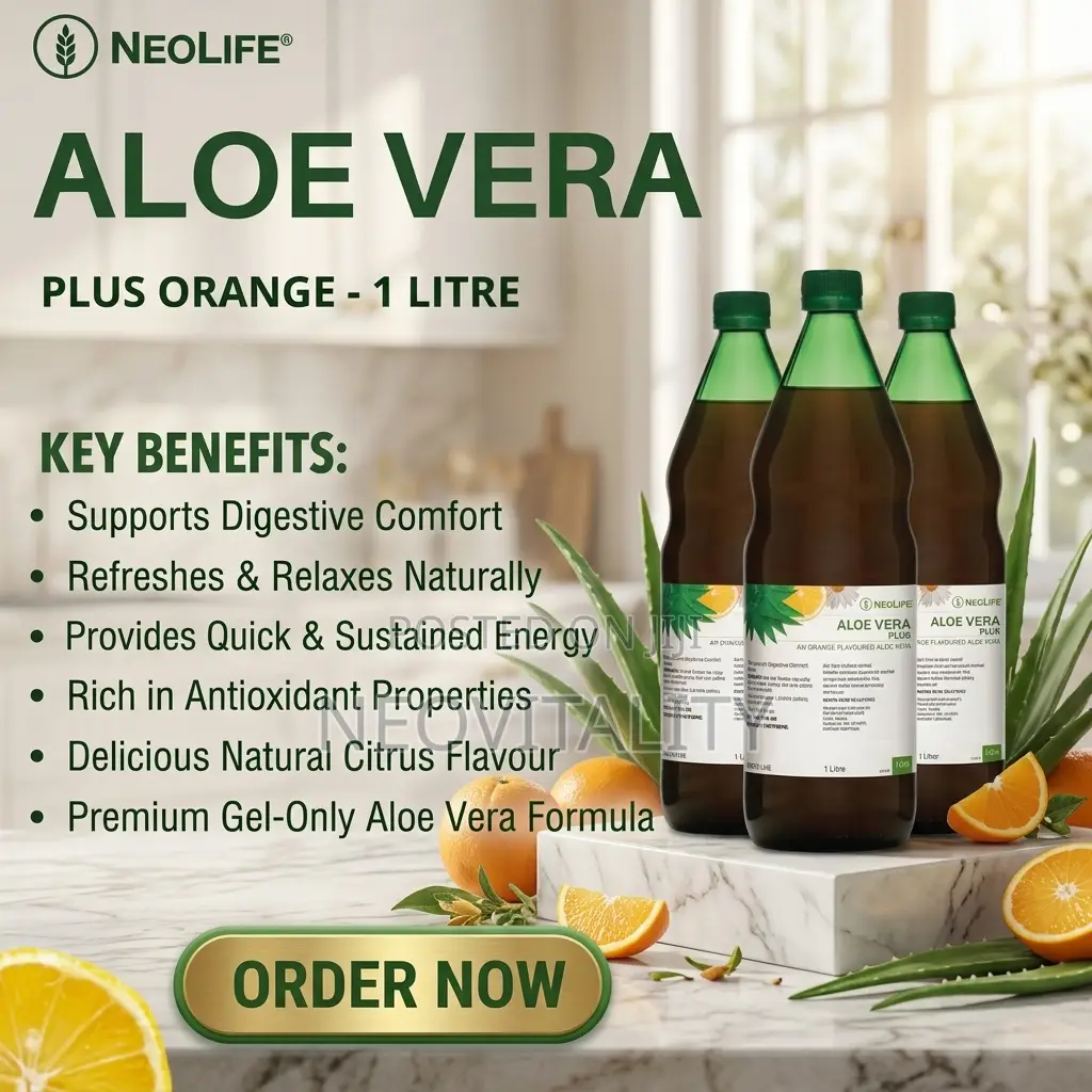 Neo Life Aloe Vera Plus Orange - 1 Litre (Single)