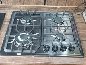 Quality Black Stainless Steel 4 Burner Gas Cooker
