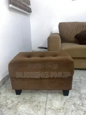 4 Seater Brown Sofa and a Side Small Table