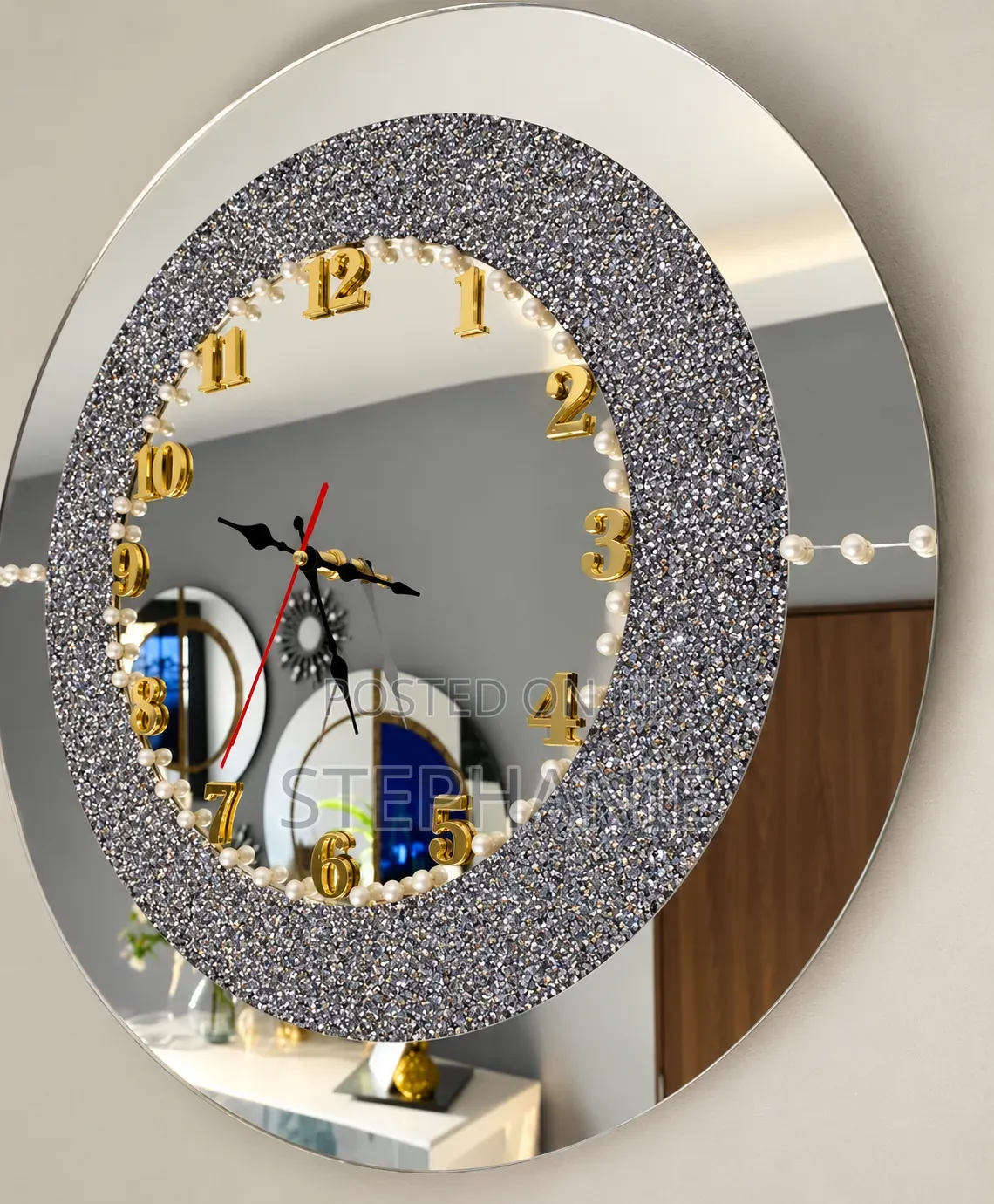 Mirror Wall Clock