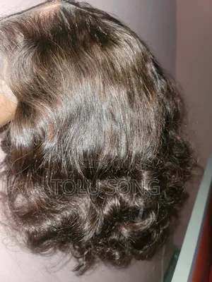 Classy Natural Human Hair Wig 14"