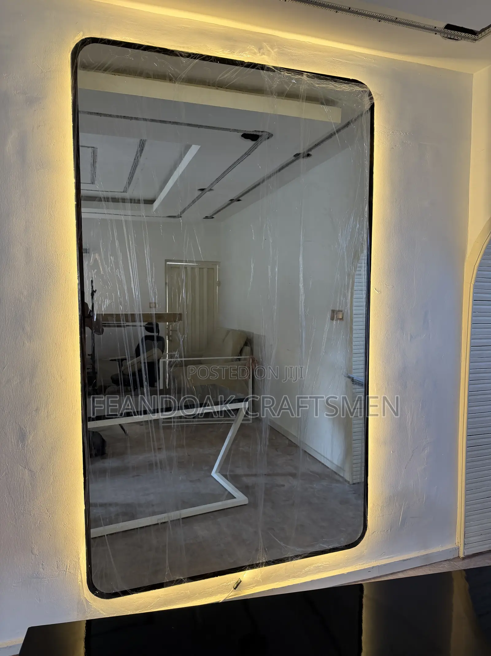 Large Mirror With Back Light