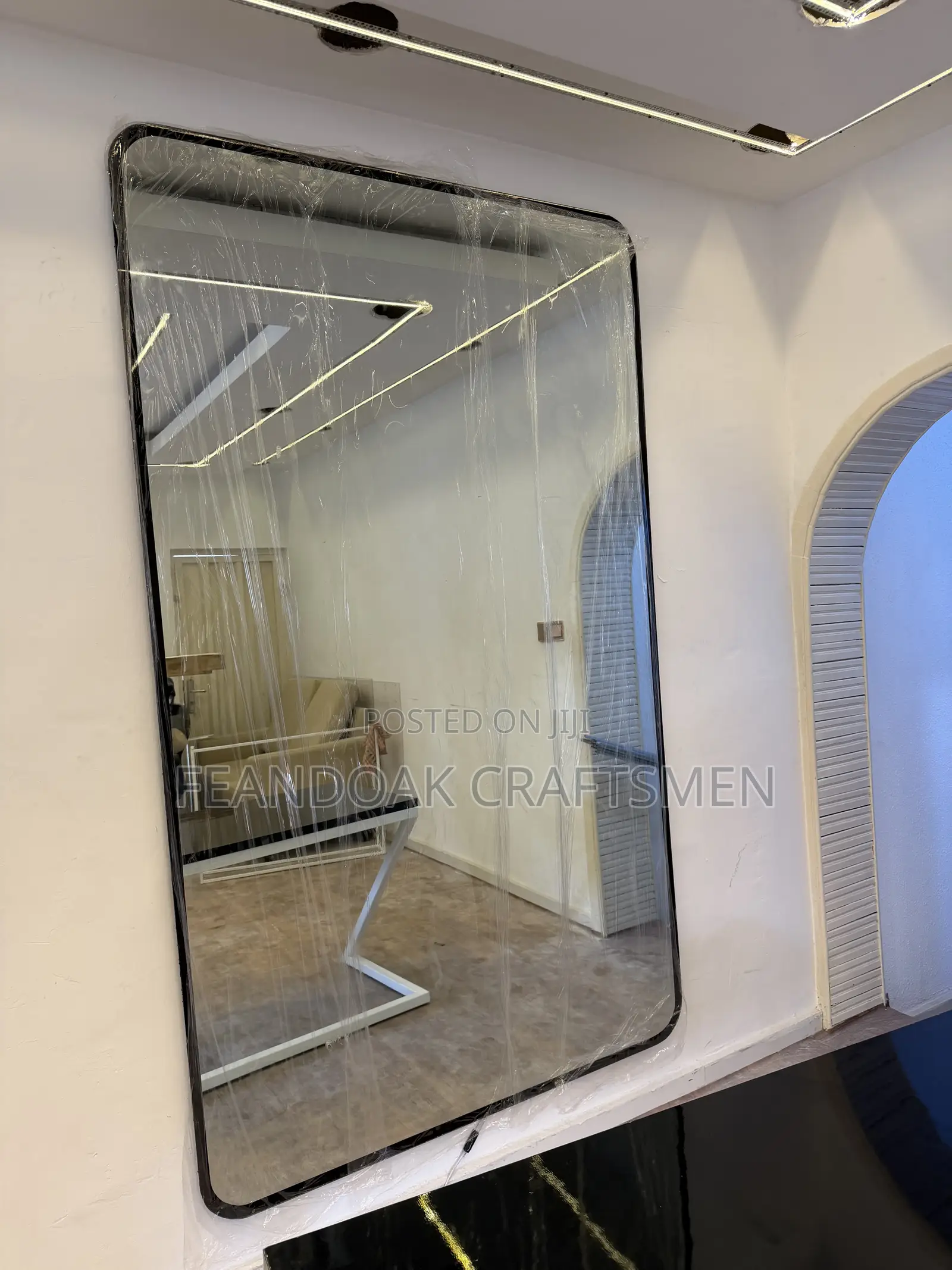 Large Mirror With Back Light