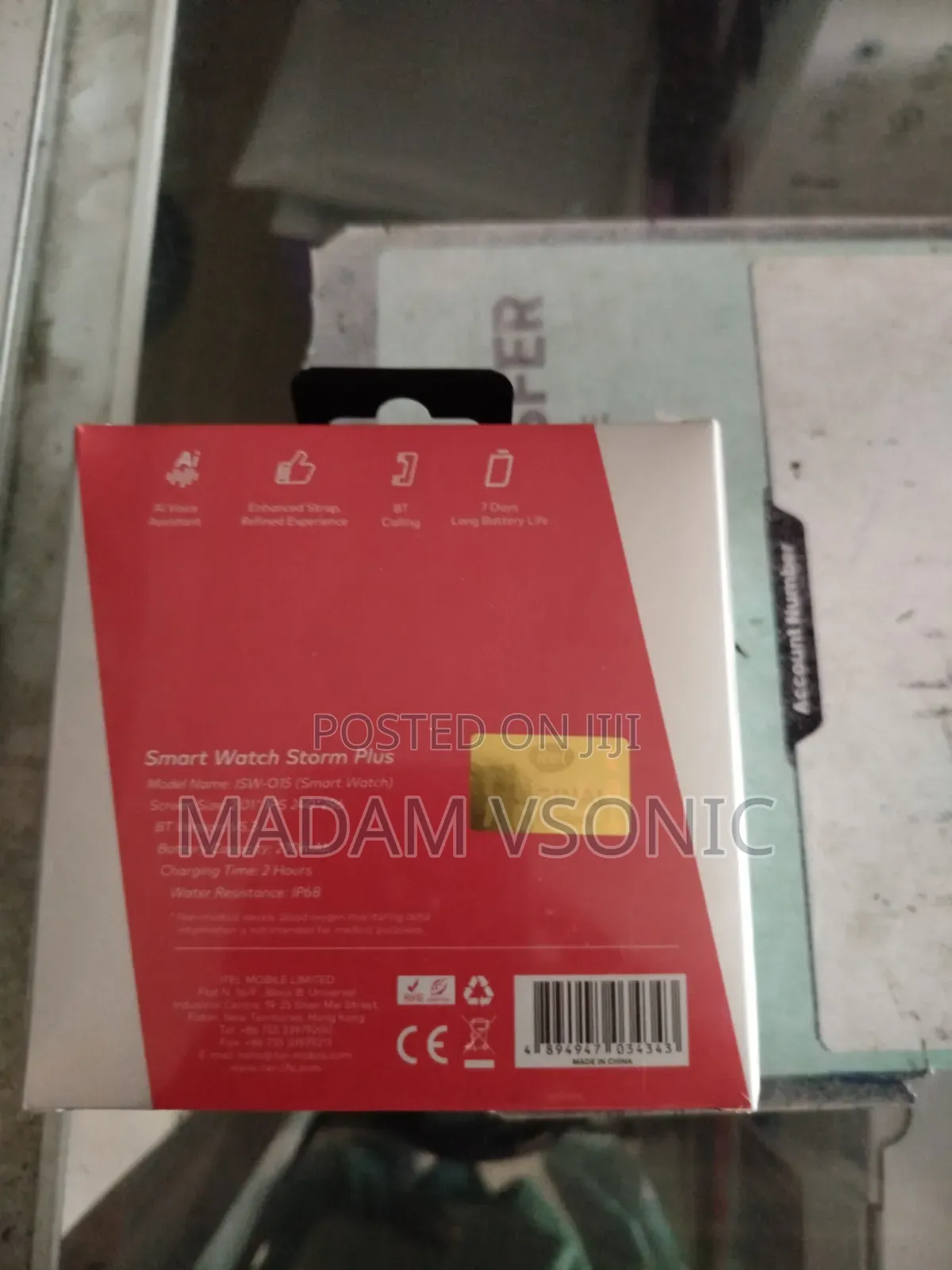 Itel Smart Watch Storm Plus