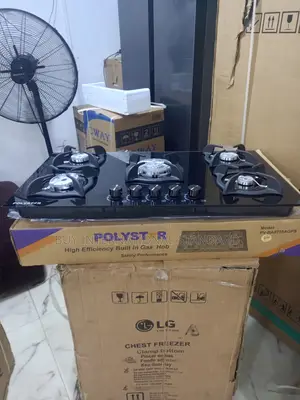 Polystar 5 Burner Gas Cooker Pvba8705agps With Heavy Duty Pan Supports