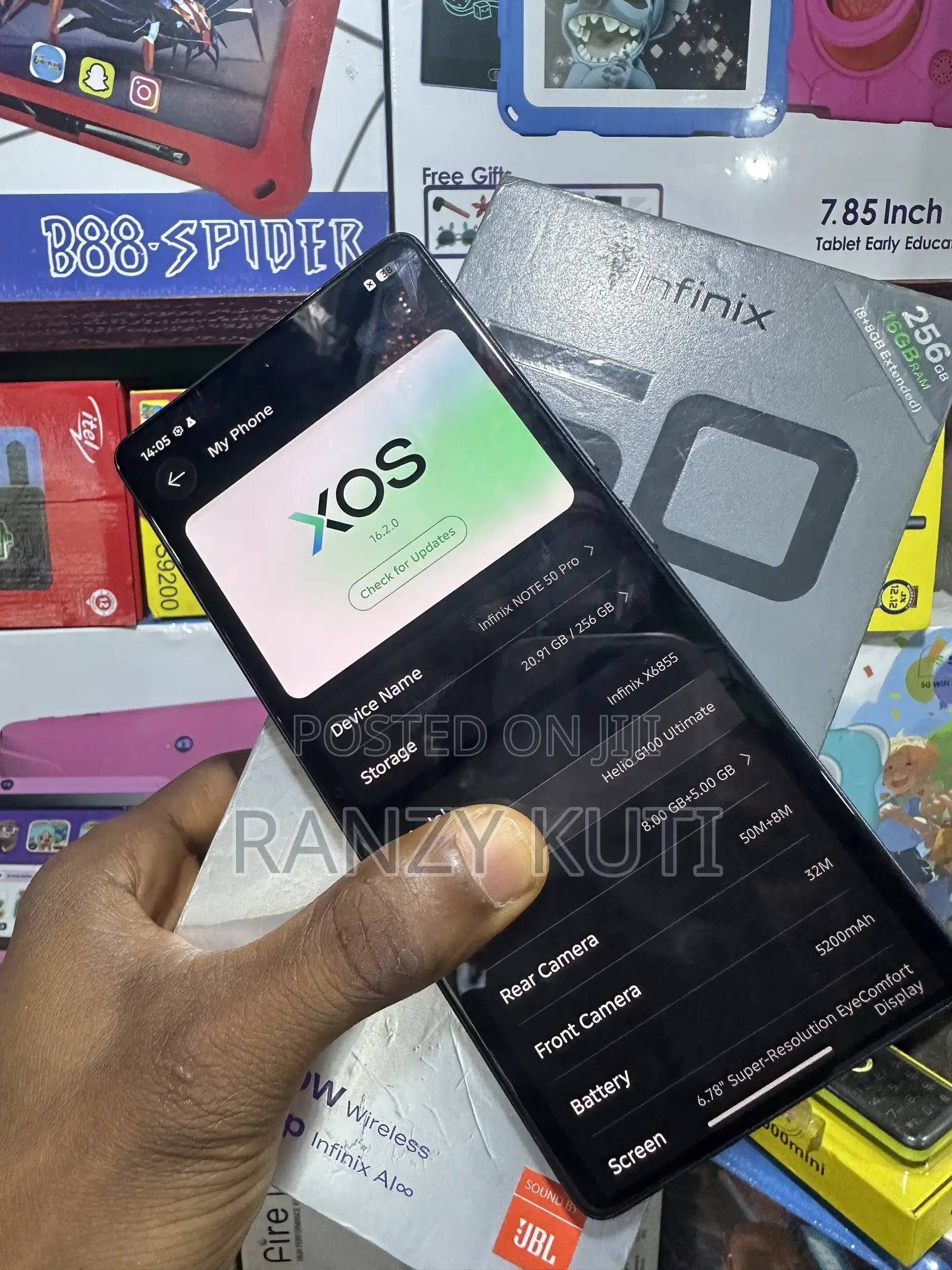 Infinix Note 50 Pro 256 GB Black