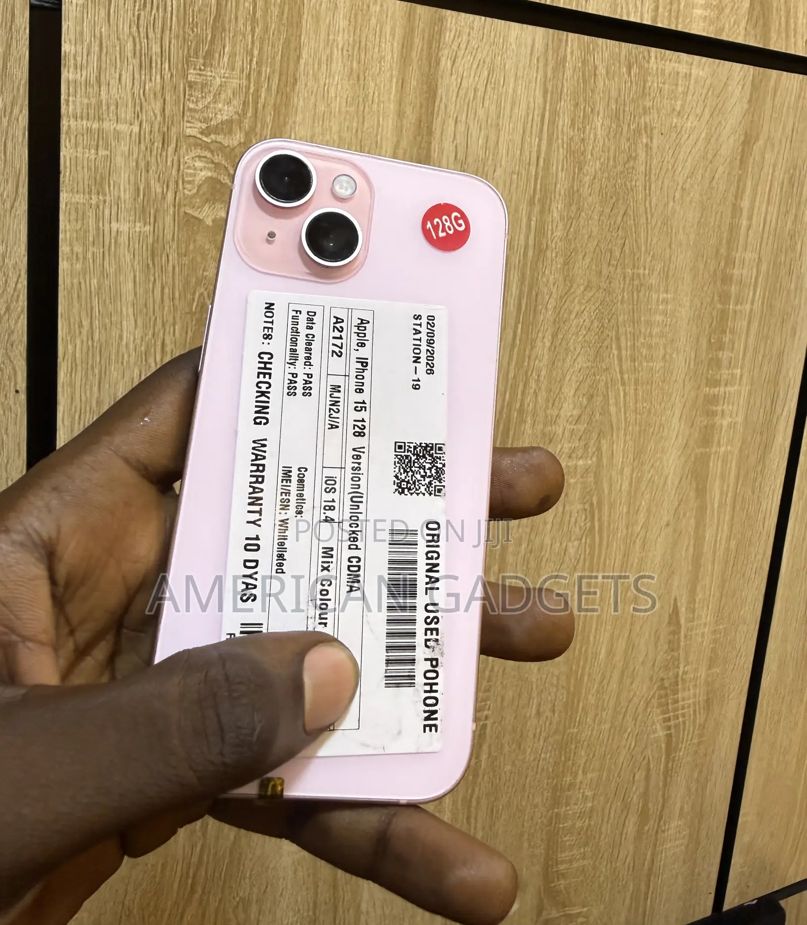 Apple iPhone 15 128 GB Pink