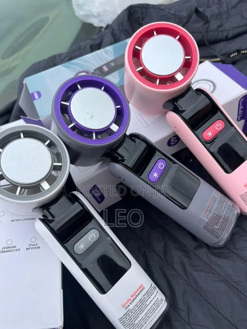 Mini Handheld Fan With LED Torchlight