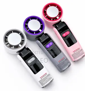 Mini Handheld Fan With LED Torchlight