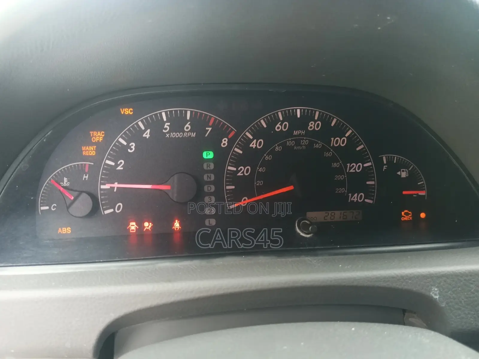 Toyota Camry 2005 Red