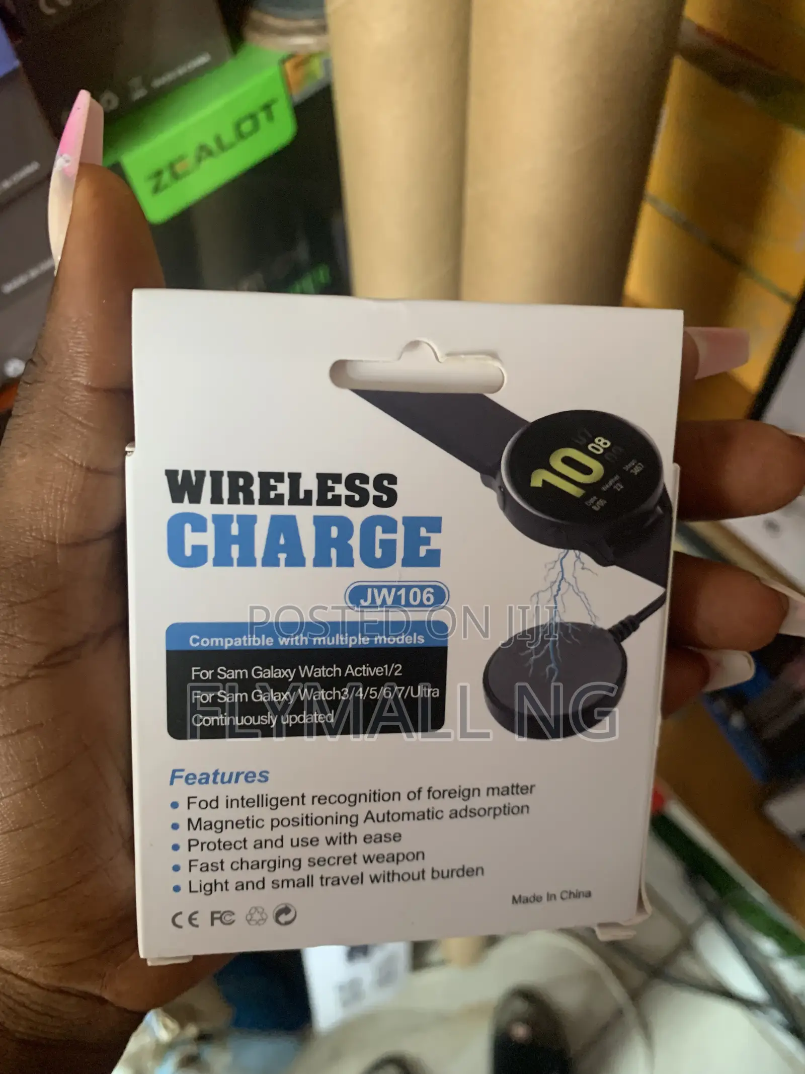 JW106 Wireless Magnetic Charging Cable