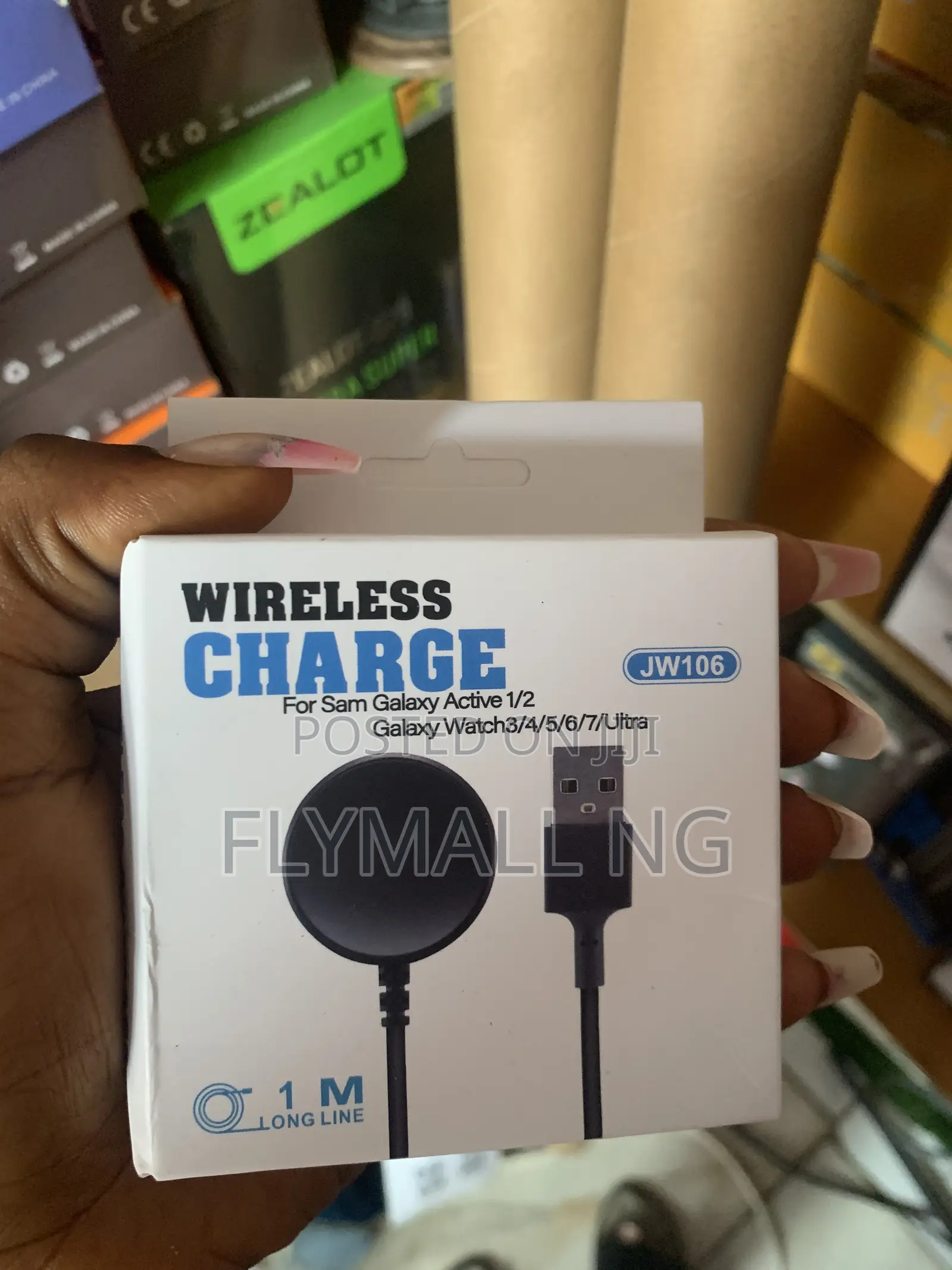 JW106 Wireless Magnetic Charging Cable