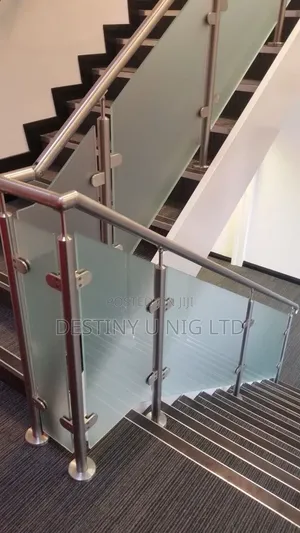 Stainless Handrail Fabrication With Glass