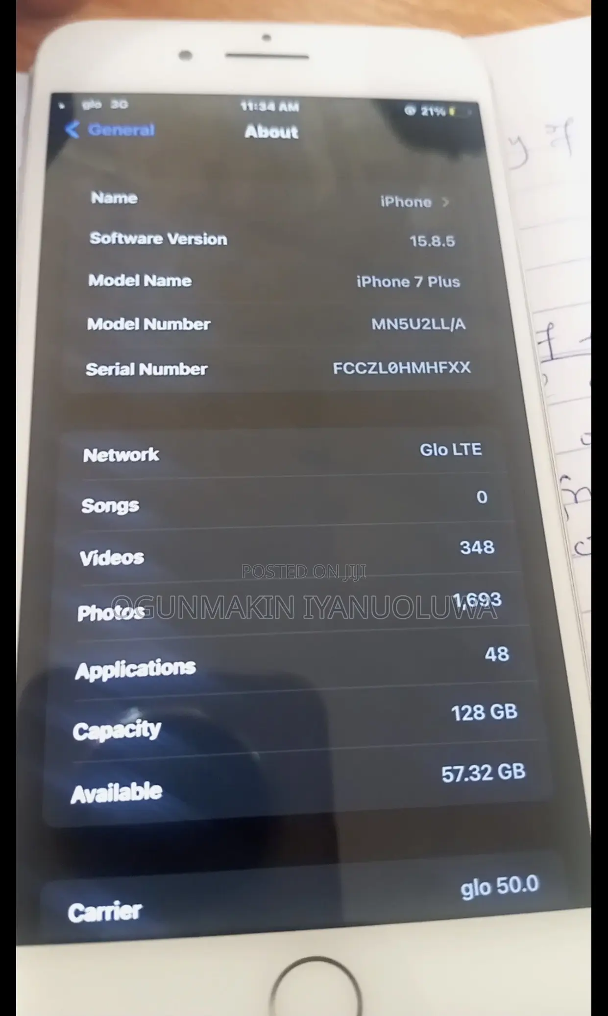 Apple iPhone 7 Plus 128 GB White