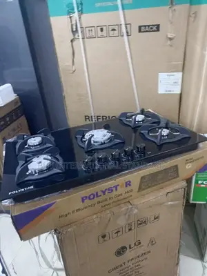 Polystar 5 Burner Tempered Glass Gas Hob Pv-Ba8705agps
