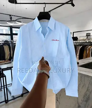 Men’s Stripped Button Down Shirt