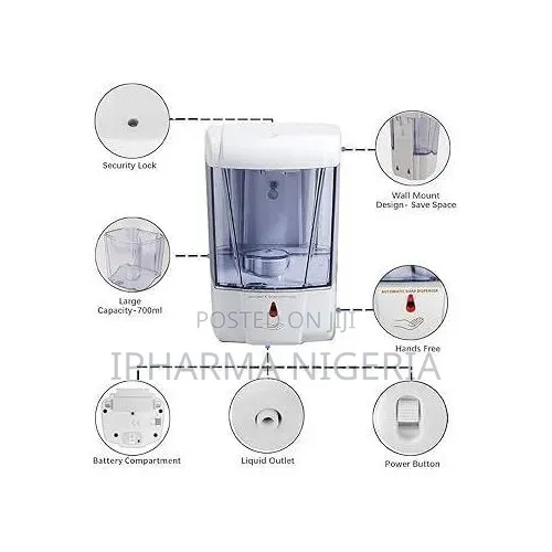 Wall-Mounted Automatic Touchless Liquid Soap Sanitizer Dispenser