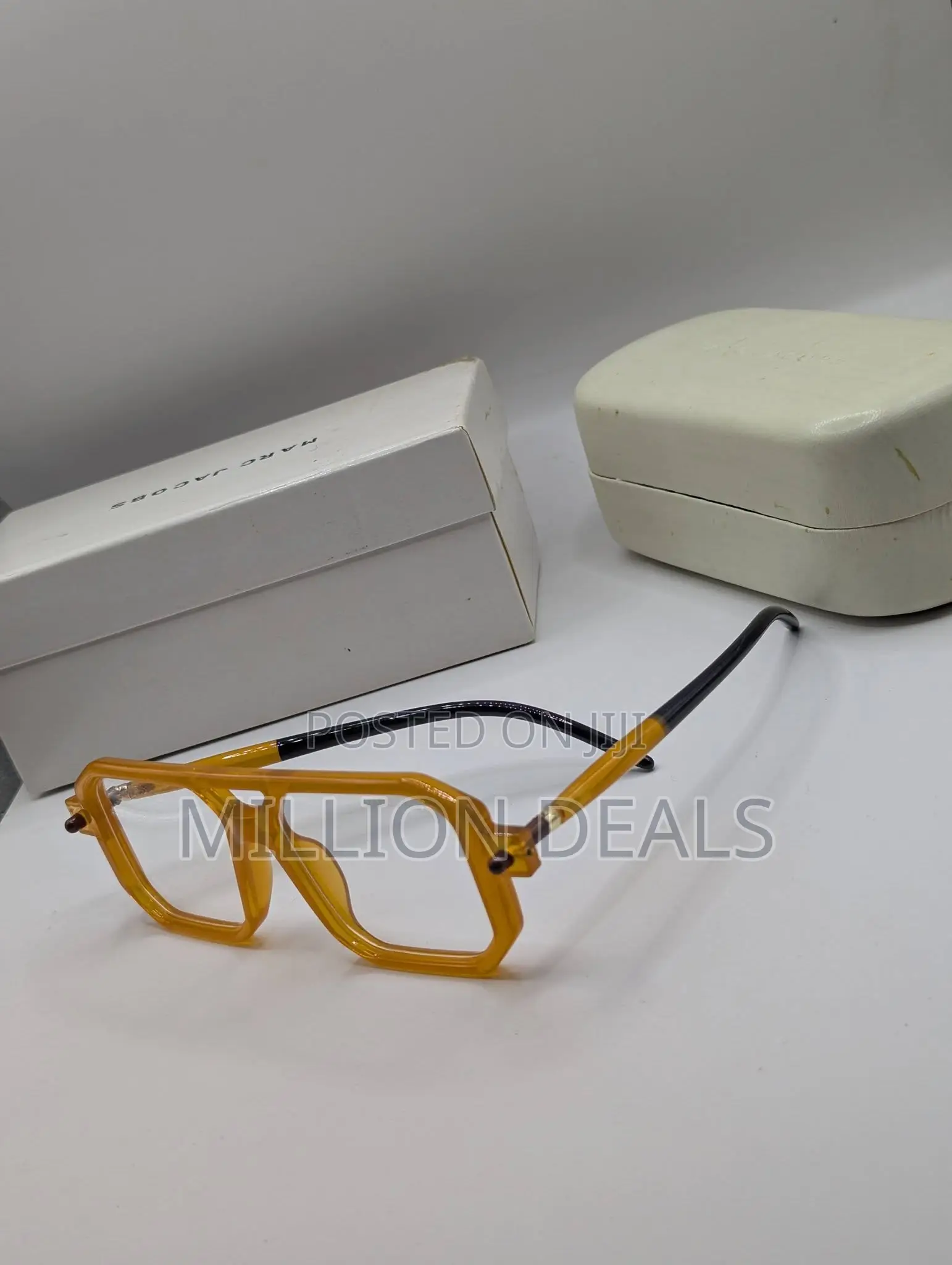 See Through Rectangular Inspires Men's Glasses