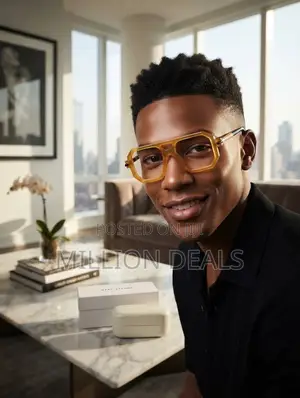 See Through Rectangular Inspires Men's Glasses