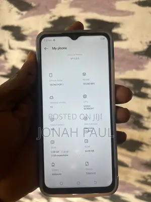 Tecno Pop 7 64 GB Gray